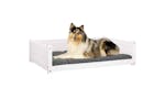Dog Bed White 955x655x28 Cm Solid Pine Wood Dog Bed White 955x655x28 Cm Solid Pine Wood