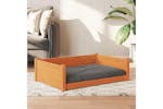 Dog Bed Wax Brown 955x655x28 Cm Solid Wood Pine Dog Bed Wax Brown 955x655x28 Cm Solid Wood Pine