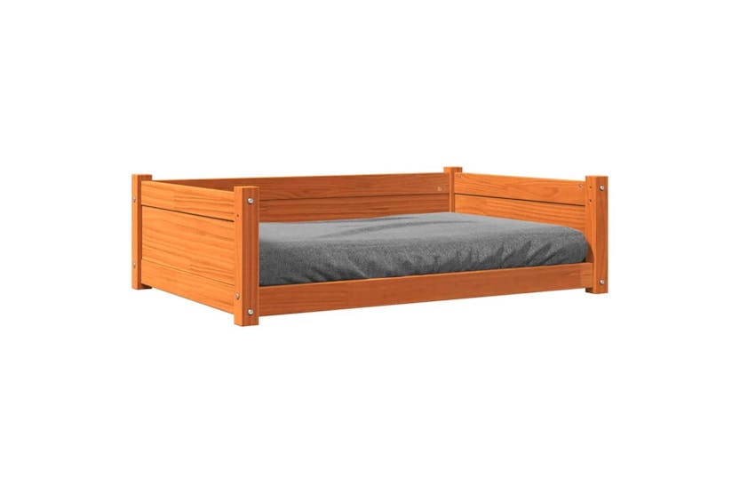 Dog Bed Wax Brown 955x655x28 Cm Solid Wood Pine Dog Bed Wax Brown 955x655x28 Cm Solid Wood Pine