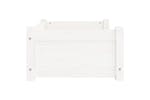 Dog Bed White 655x505x28 Cm Solid Pine Wood Dog Bed White 655x505x28 Cm Solid Pine Wood