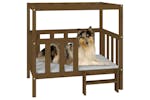 Dog Bed Honey Brown 1055 X 835 X 100 Cm Solid Wood Pine Dog Bed Honey Brown 1055 X 835 X 100 Cm Solid Wood Pine
