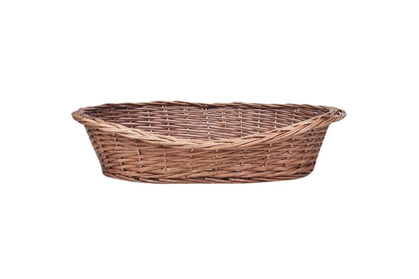 Willow Dog Basketpet Bed Natural 70 Cm Willow Dog Basketpet Bed Natural 70 Cm