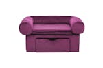 Dog Sofa With Drawer Burgundy 75x50x38 Cm Plush Dog Sofa With Drawer Burgundy 75x50x38 Cm Plush