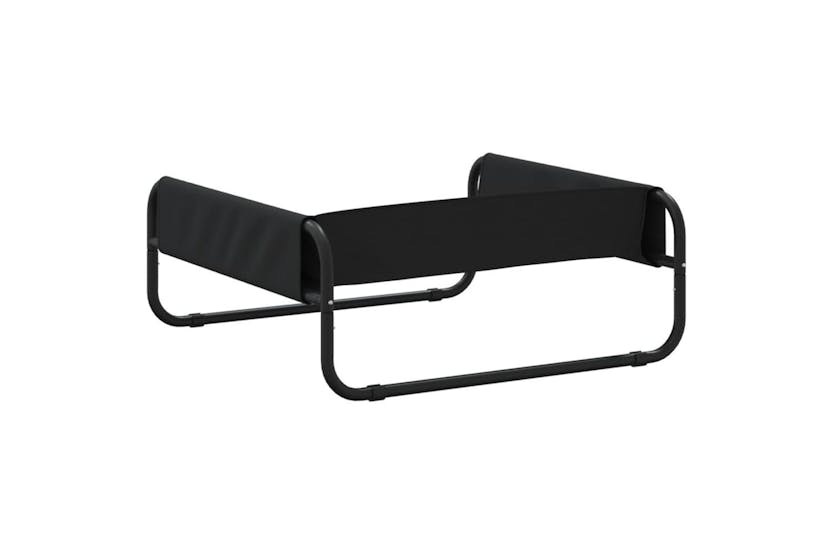 Elevated Dog Bed Anthracite Oxford Fabric And Steel Elevated Dog Bed Anthracite Oxford Fabric And Steel