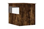 Dog Crate Furniture Smoked Oak 645x80x71 Cm Engineered Wood Dog Crate Furniture Smoked Oak 645x80x71 Cm Engineered Wood