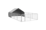 Outdoor Dog Kennel With Run 7x3x19 M Galvanised Steel Outdoor Dog Kennel With Run 7x3x19 M Galvanised Steel