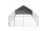 Outdoor Dog Kennel With Run 7x3x19 M Galvanised Steel Outdoor Dog Kennel With Run 7x3x19 M Galvanised Steel