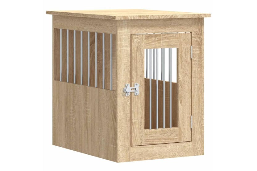 Dog Crate Furniture Sonoma Oak 45x62x59 Cm Engineered Wood Dog Crate Furniture Sonoma Oak 45x62x59 Cm Engineered Wood