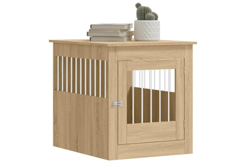 Dog Crate Furniture Sonoma Oak 645x80x71 Cm Engineered Wood Dog Crate Furniture Sonoma Oak 645x80x71 Cm Engineered Wood