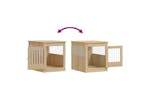 Dog Crate Furniture Sonoma Oak 645x80x71 Cm Engineered Wood Dog Crate Furniture Sonoma Oak 645x80x71 Cm Engineered Wood