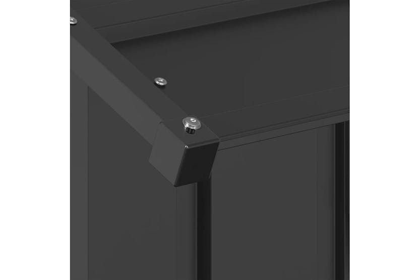 Dog House With Roof 83x130x85 Cm Galvanised Steel Dog House With Roof 83x130x85 Cm Galvanised Steel