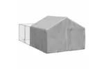 Outdoor Dog Kennel With Run 4x2x15 M Galvanised Steel Outdoor Dog Kennel With Run 4x2x15 M Galvanised Steel