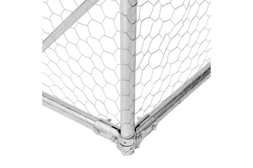 Outdoor Dog Kennel With Run 6x3x19 M Galvanised Steel Outdoor Dog Kennel With Run 6x3x19 M Galvanised Steel