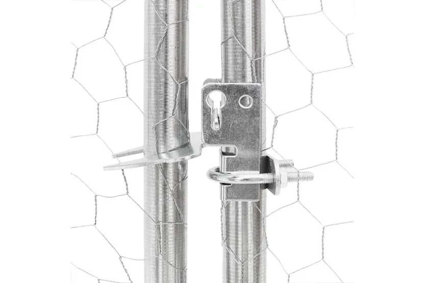 Outdoor Dog Kennel With Run 6x3x19 M Galvanised Steel Outdoor Dog Kennel With Run 6x3x19 M Galvanised Steel