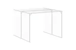 Dog House With Run Light Grey 214x865x181 Cm Galvanised Steel Dog House With Run Light Grey 214x865x181 Cm Galvanised Steel