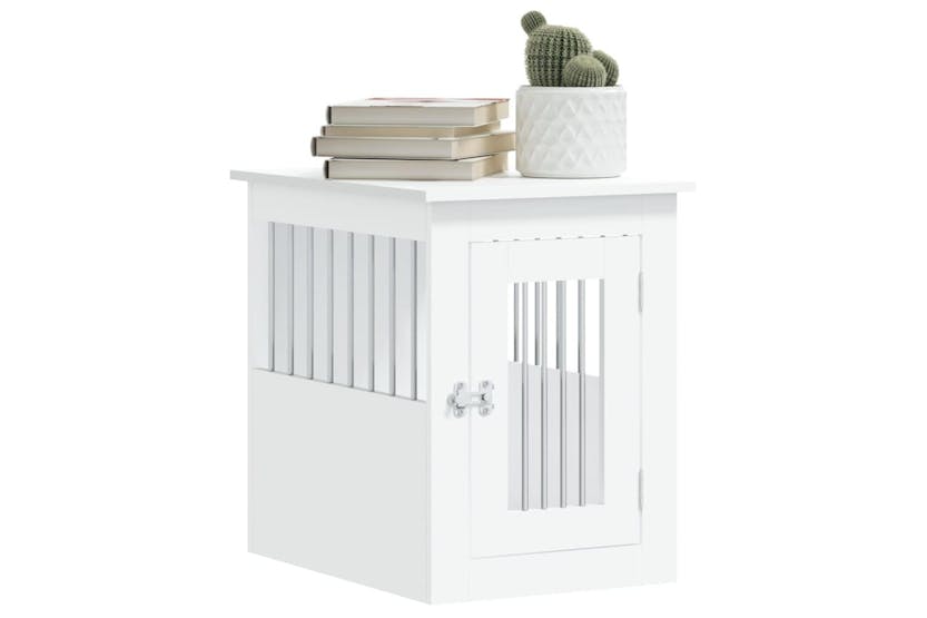 Dog Crate Furniture White 45x62x59 Cm Engineered Wood Dog Crate Furniture White 45x62x59 Cm Engineered Wood