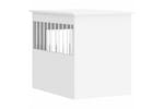 Dog Crate Furniture White 55x75x65 Cm Engineered Wood Dog Crate Furniture White 55x75x65 Cm Engineered Wood