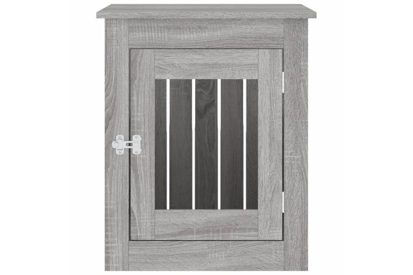 Dog Crate Furniture Grey Sonoma 55x75x65 Cm Engineered Wood Dog Crate Furniture Grey Sonoma 55x75x65 Cm Engineered Wood