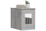 Dog Crate Furniture Grey Sonoma 55x80x68 Cm Engineered Wood Dog Crate Furniture Grey Sonoma 55x80x68 Cm Engineered Wood