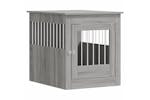 Dog Crate Furniture Grey Sonoma 645x80x71 Cm Engineered Wood Dog Crate Furniture Grey Sonoma 645x80x71 Cm Engineered Wood