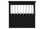 Dog Crate Furniture Black 45x62x59 Cm Engineered Wood Dog Crate Furniture Black 45x62x59 Cm Engineered Wood