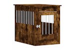 Dog Crate Furniture Smoked Oak 55x80x68 Cm Engineered Wood Dog Crate Furniture Smoked Oak 55x80x68 Cm Engineered Wood