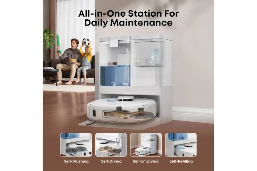 Eufy X10 Pro Omni Robot Vacuum Ultimate Bundle | White | T2351221 Eufy X10 Pro Omni Robot Vacuum Ultimate Bundle | White | T2351221