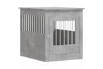 Dog Crate Furniture Concrete Grey 645x80x71 Cm Engineered Wood Dog Crate Furniture Concrete Grey 645x80x71 Cm Engineered Wood