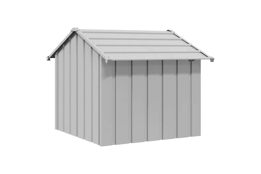Dog House With Roof 85x107x81 Cm Galvanised Steel Dog House With Roof 85x107x81 Cm Galvanised Steel