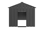 Dog House With Roof 114x202x101 Cm Galvanised Steel Dog House With Roof 114x202x101 Cm Galvanised Steel