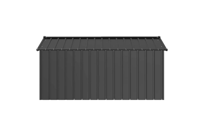 Dog House With Roof 114x202x101 Cm Galvanised Steel Dog House With Roof 114x202x101 Cm Galvanised Steel