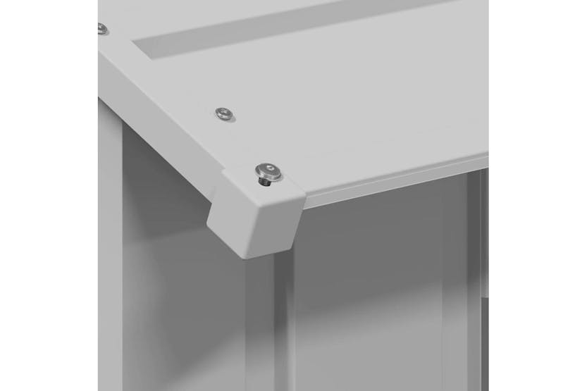 Dog House With Roof 83x130x85 Cm Galvanised Steel Dog House With Roof 83x130x85 Cm Galvanised Steel