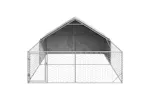 Outdoor Dog Kennel With Run 5x3x19 M Galvanised Steel Outdoor Dog Kennel With Run 5x3x19 M Galvanised Steel