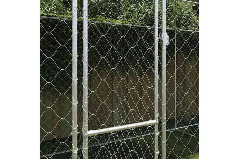Dog Cage Silver 600 X 200 X 256 Cm Galvanised Steel Dog Cage Silver 600 X 200 X 256 Cm Galvanised Steel