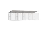 Dog Cage Silver 800 X 200 X 256 Cm Galvanised Steel Dog Cage Silver 800 X 200 X 256 Cm Galvanised Steel