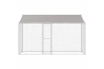 Dog Cage Silver 400 X 200 X 256 Cm Galvanised Steel Dog Cage Silver 400 X 200 X 256 Cm Galvanised Steel