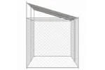 Dog Cage Silver 400 X 200 X 256 Cm Galvanised Steel Dog Cage Silver 400 X 200 X 256 Cm Galvanised Steel