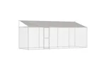 Dog Cage Silver 600 X 200 X 256 Cm Galvanised Steel Dog Cage Silver 600 X 200 X 256 Cm Galvanised Steel