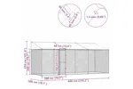 Dog Cage Silver 600 X 200 X 256 Cm Galvanised Steel Dog Cage Silver 600 X 200 X 256 Cm Galvanised Steel