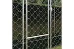 Dog Cage Silver 800 X 200 X 256 Cm Galvanised Steel Dog Cage Silver 800 X 200 X 256 Cm Galvanised Steel