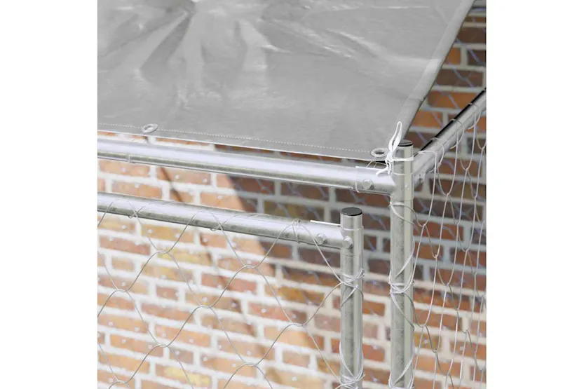 Dog Cage 200 X 200 X 258 Cm Steel And Pe Dog Cage 200 X 200 X 258 Cm Steel And Pe