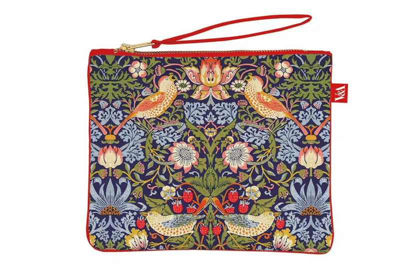 Pouch Bags - Strawberry Thief - Home Giftware Pouch Bags - Strawberry Thief - Home Giftware