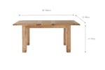 Savannah Rectangular Extending Dining Table | 140 - 180 cm | Natural Savannah Rectangular Extending Dining Table | 140 - 180 cm | Natural