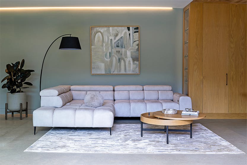 Cassie Chaise Sofa | Power Recliner | Large | Fabric | Cream Cassie Chaise Sofa | Power Recliner | Large | Fabric | Cream