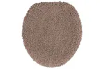 Anti-slip Bath Mat Set 3 Pcs Brown Pp Anti-slip Bath Mat Set 3 Pcs Brown Pp