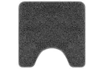 Anti-slip Bath Mat Set 3 Pcs Dark Grey Pp Anti-slip Bath Mat Set 3 Pcs Dark Grey Pp
