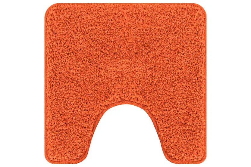 Anti-slip Bath Mat Set 3 Pcs Orange Pp Anti-slip Bath Mat Set 3 Pcs Orange Pp