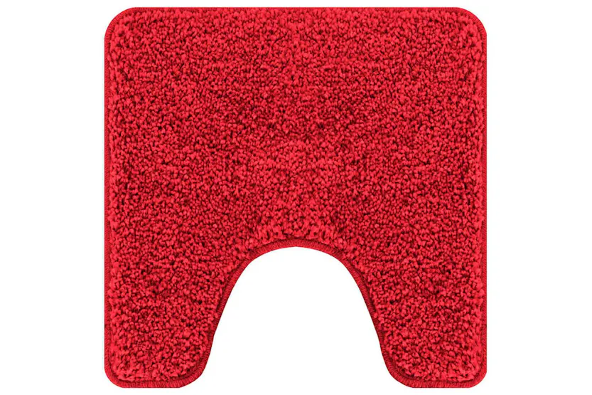 Anti-slip Bath Mat Set 3 Pcs Red Pp Anti-slip Bath Mat Set 3 Pcs Red Pp