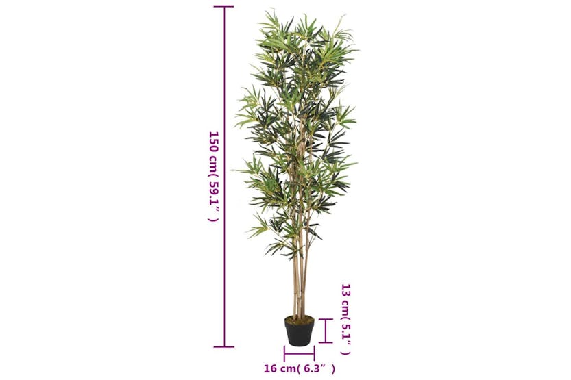 Artificial Bamboo Tree 828 Leaves 150 Cm Green Artificial Bamboo Tree 828 Leaves 150 Cm Green