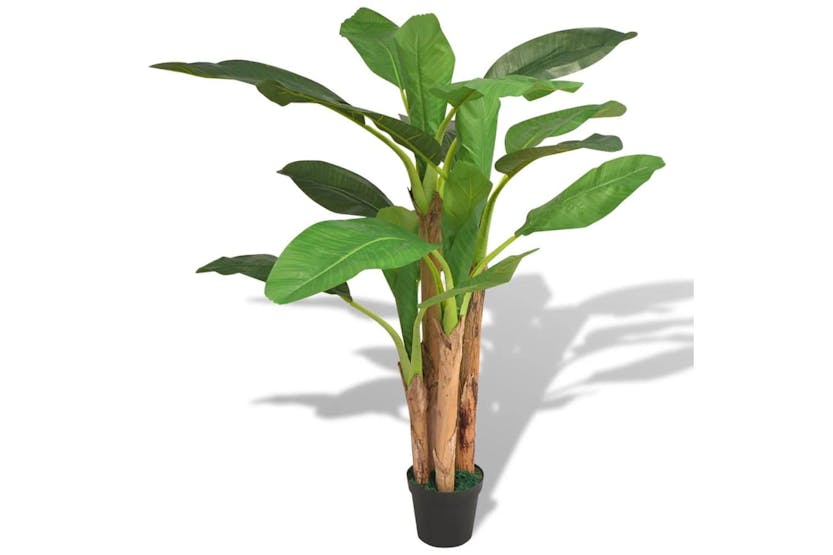 Artificial Banana Tree Plant With Pot 175 Cm Green Artificial Banana Tree Plant With Pot 175 Cm Green